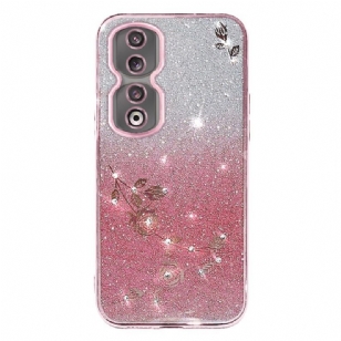 Coque Honor 90 Pro Gradient Color Paillettes