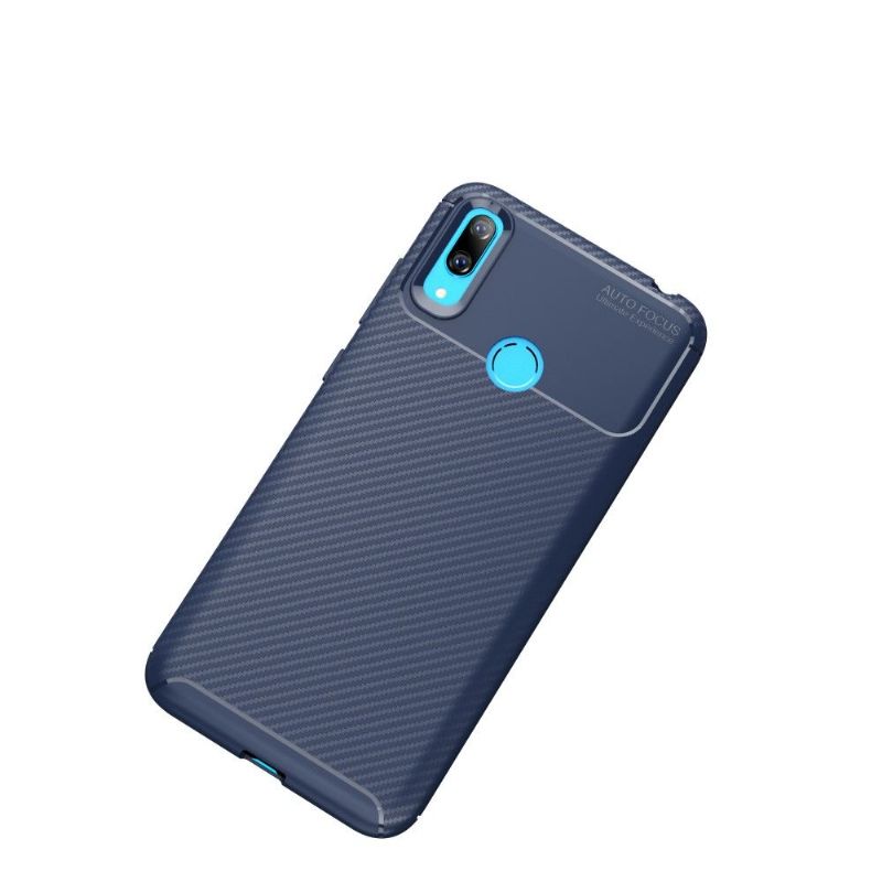 Coque bleue Huawei Y7 2019 Karbon Classy