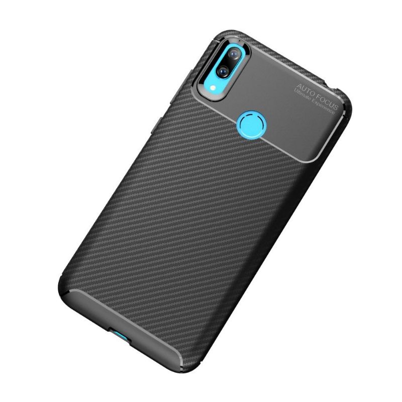 Coque noire Huawei Y7 2019 Karbon Classy