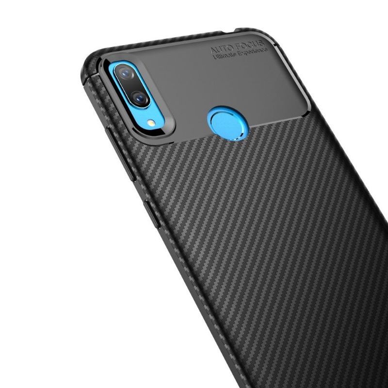 Coque noire Huawei Y7 2019 Karbon Classy