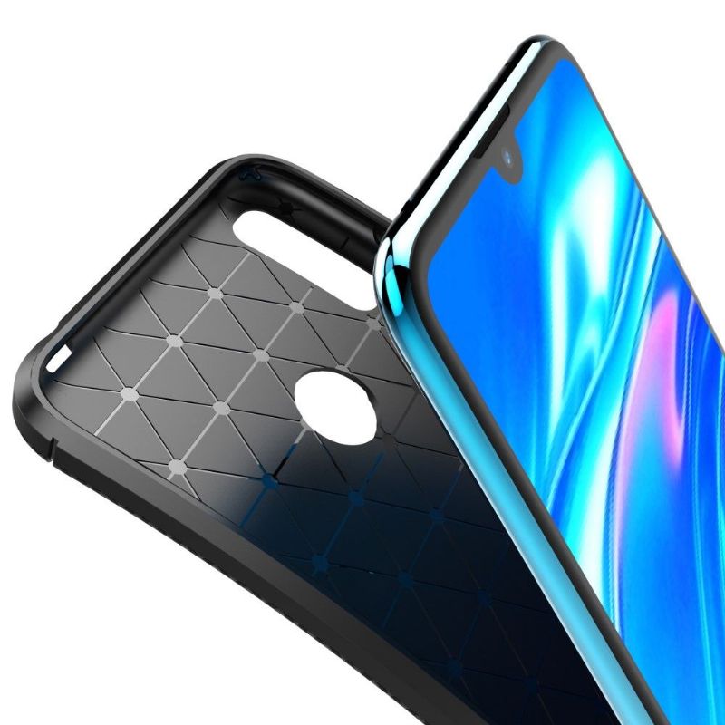 Coque noire Huawei Y7 2019 Karbon Classy