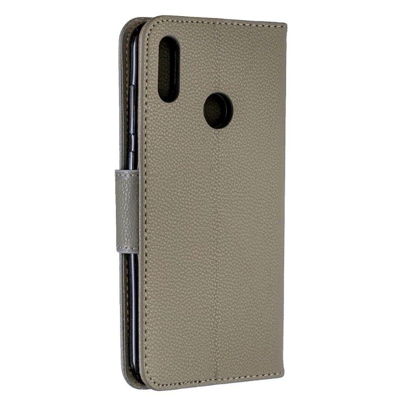 Huawei Y7 2019 - Étui folio effet cuir grainé