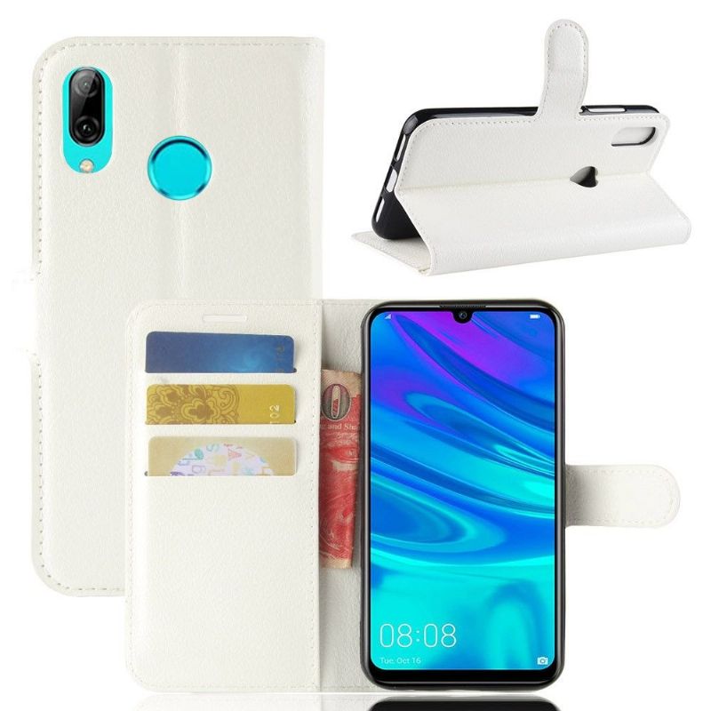 Huawei Y7 2019 - Étui style cuir porte cartes