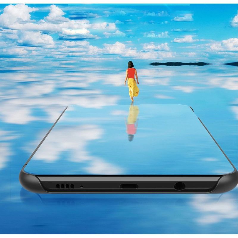 Huawei Y7 Pro 2019 - Coque avec rabat effet miroir