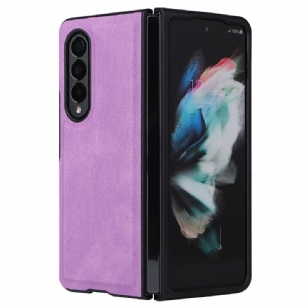 Coque et housse 2-en-1 Samsung Galaxy Z Fold 3 5G simili cuir coutures