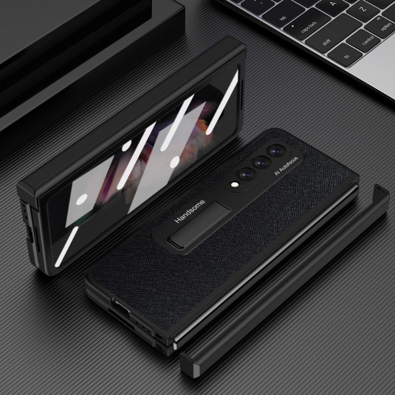 Coque Samsung Galaxy Z Fold 3 5G croisillons fonction support