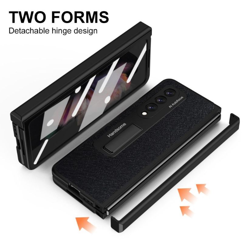 Coque Samsung Galaxy Z Fold 3 5G croisillons fonction support