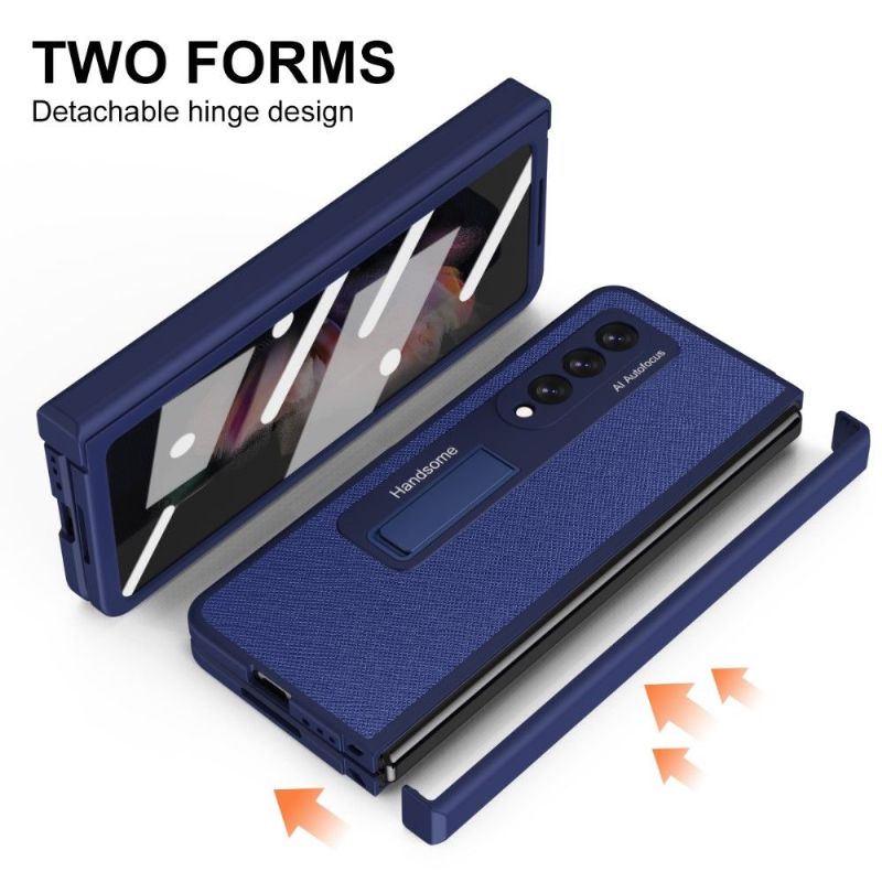 Coque Samsung Galaxy Z Fold 3 5G croisillons fonction support