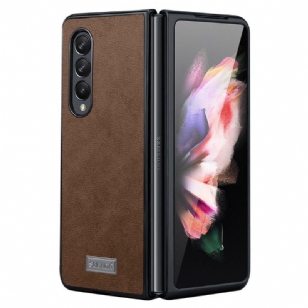 Coque Samsung Galaxy Z Fold 3 5G SULADA Effet Cuir