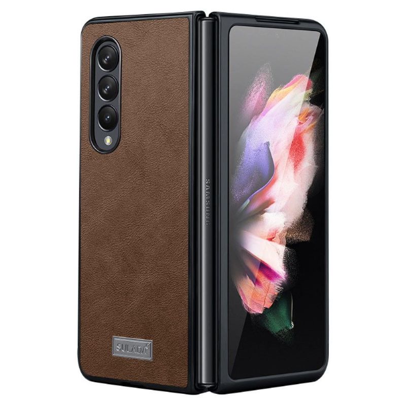 Coque Samsung Galaxy Z Fold 3 5G SULADA Effet Cuir