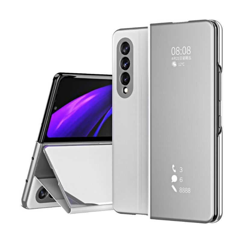 Coque Samsung Galaxy Z Fold3 5G avec rabat effet miroir