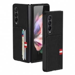 Coque Samsung Galaxy Z Fold3 5G Croisillons Porte-Cartes