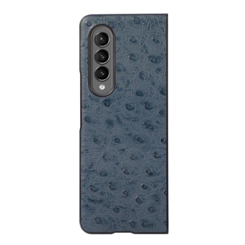 Coque Samsung Galaxy Z Fold3 5G Effet Cuir Peau D'Autruche