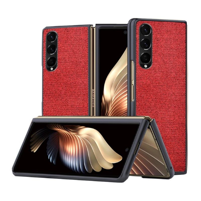 Coque Samsung Galaxy Z Fold3 5G effet cuir style tissu