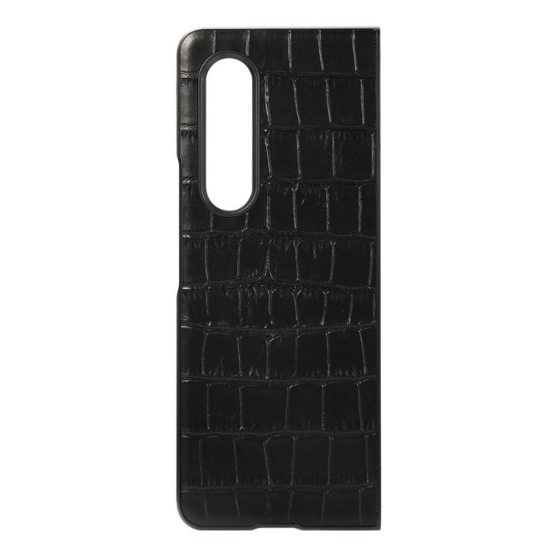 Coque Samsung Galaxy Z Fold3 5G effet peau de croco