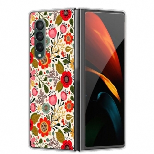 Coque Samsung Galaxy Z Fold3 5G Fleurs Colorées