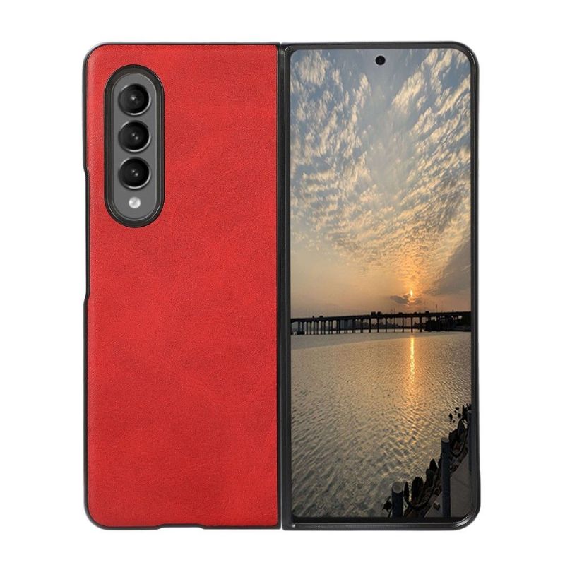 Coque Samsung Galaxy Z Fold3 5G Jazz simili cuir vintage