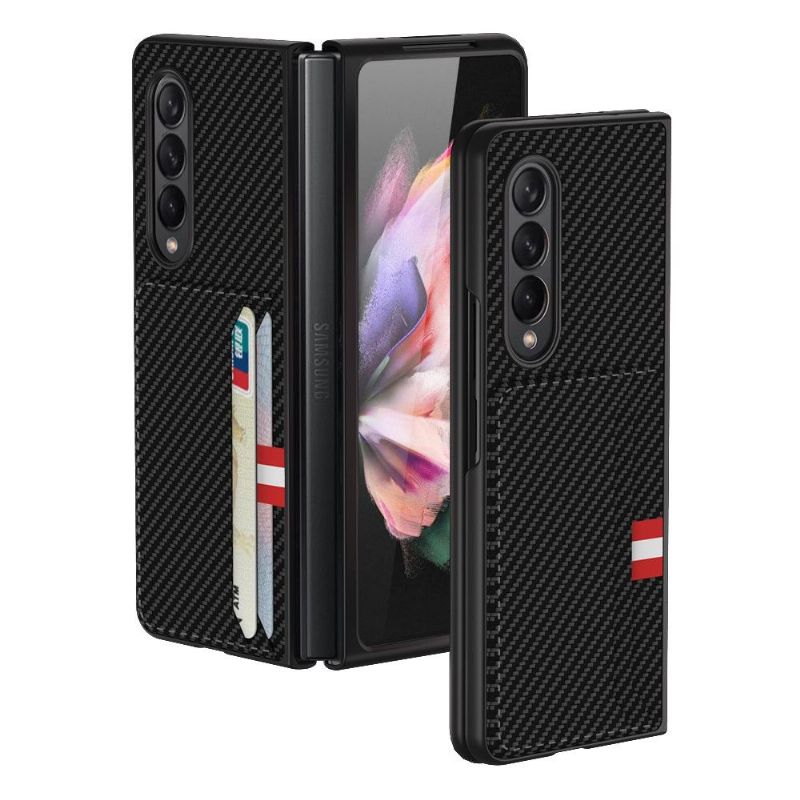 Coque Samsung Galaxy Z Fold3 5G Karbon Porte-Cartes