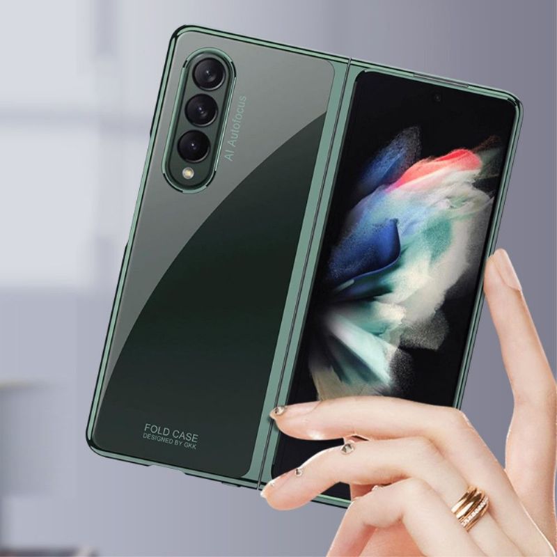 Coque Samsung Galaxy Z Fold3 5G Transparent Rebords Colorés