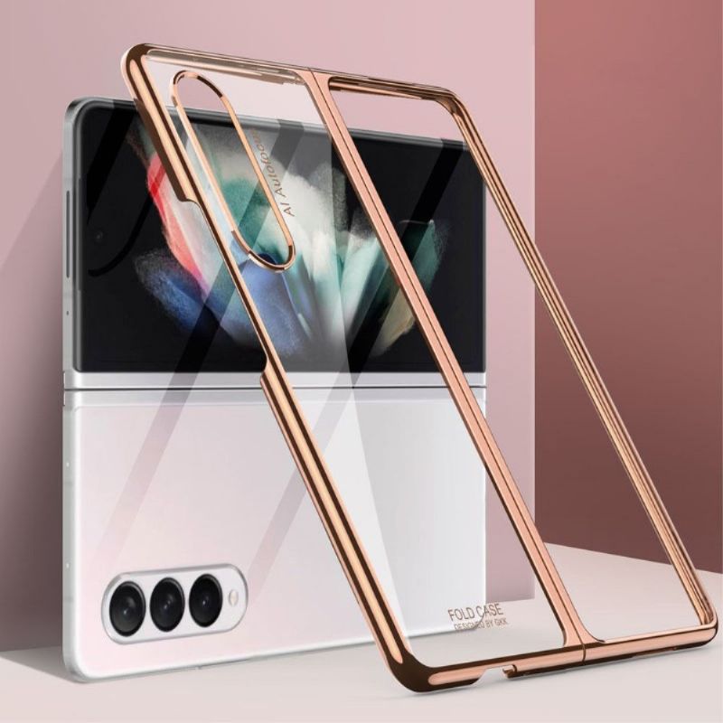 Coque Samsung Galaxy Z Fold3 5G Transparent Rebords Colorés