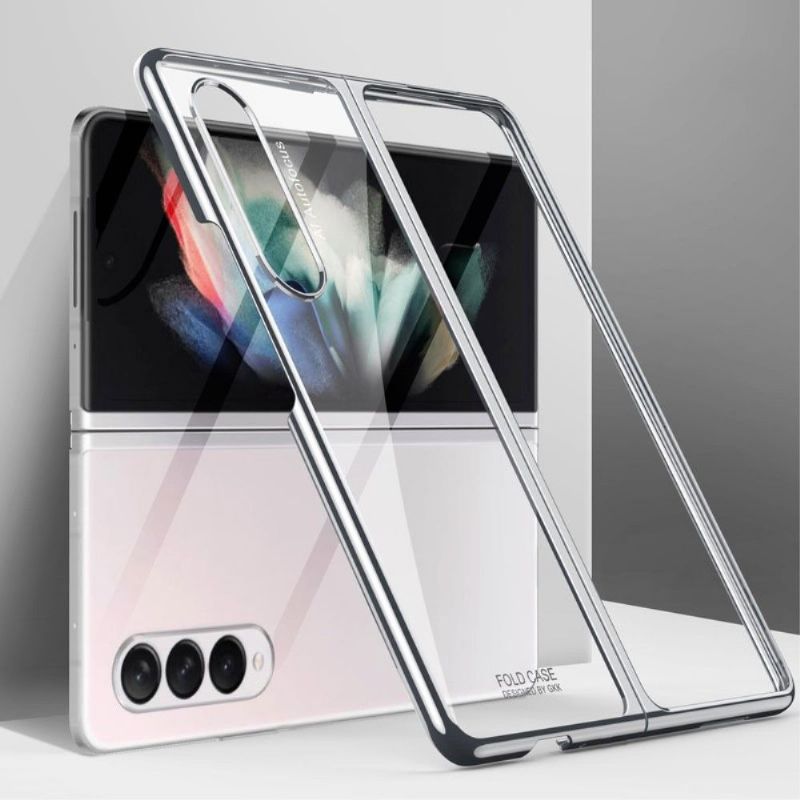 Coque Samsung Galaxy Z Fold3 5G Transparent Rebords Colorés