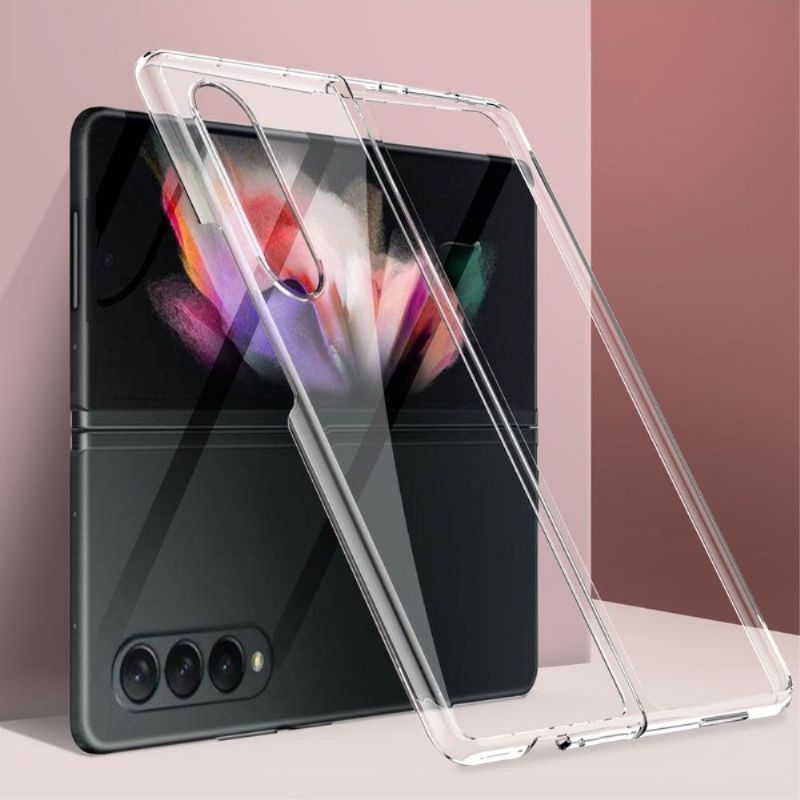 Coque Samsung Galaxy Z Fold3 5G Transparent Rebords Colorés