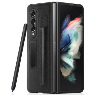 Flip cover Samsung Galaxy Z Fold 3 5G Simili Cuir Porte-Stylet