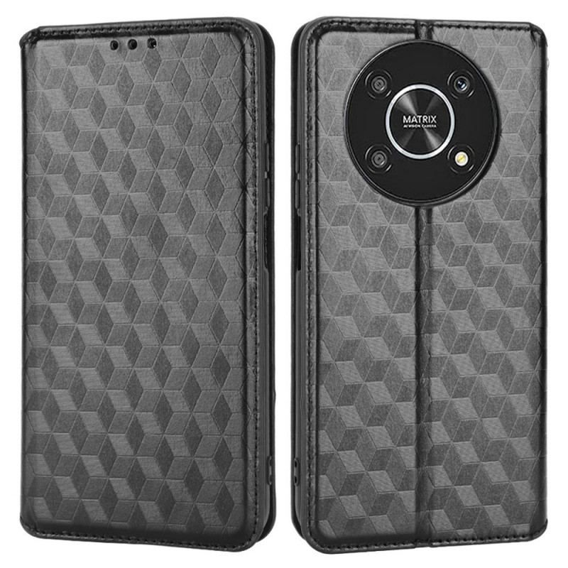 Flip Cover Honor Magic 4 Lite 5G Effet Cuir Texture 3D