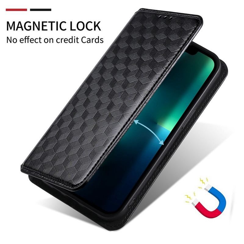 Flip Cover Honor Magic 4 Lite 5G Effet Cuir Texture 3D