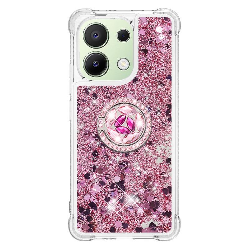 Coque Xiaomi Redmi Note 13 4G Anneau-Support Paillettes