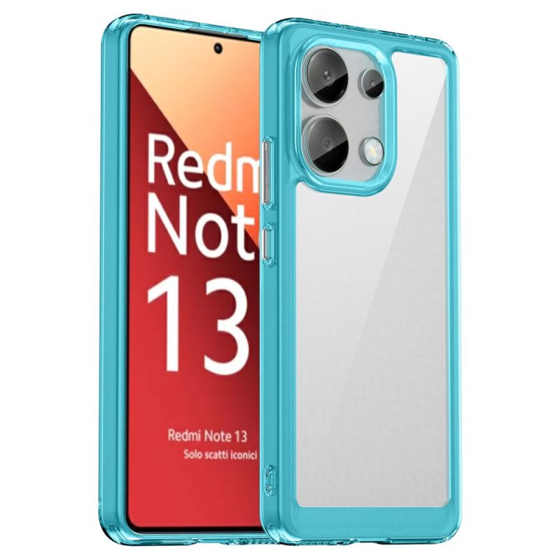 Coque Xiaomi Redmi Note 13 4G Hybride Rebords Colorés