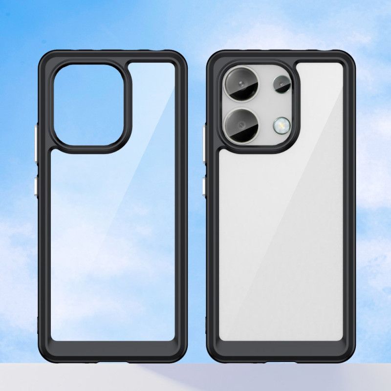 Coque Xiaomi Redmi Note 13 4G Hybride Rebords Colorés