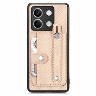 Coque Xiaomi Redmi Note 13 4G Porte-Cartes et Sangle