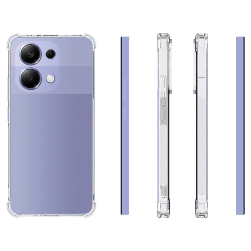 Coque Xiaomi Redmi Note 13 4G Transparente Coins Renforcés