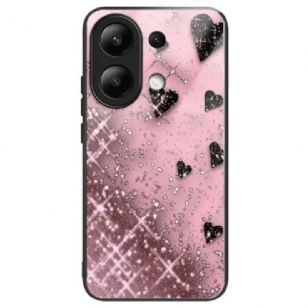 Coque Xiaomi Redmi Note 13 4G Verre Trempé Amour Rose