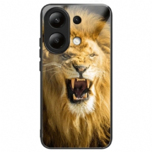 Coque Xiaomi Redmi Note 13 4G Verre Trempé Motif Lion