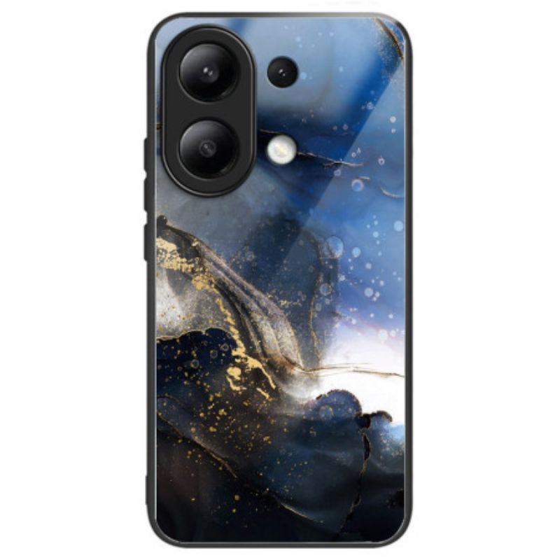 Coque Xiaomi Redmi Note 13 4G Verre Trempé Noir Bleu Doré