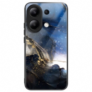 Coque Xiaomi Redmi Note 13 4G Verre Trempé Noir Bleu Doré