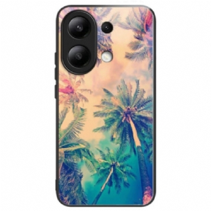 Coque Xiaomi Redmi Note 13 4G Verre Trempé Palmiers