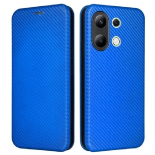 Flip Cover Xiaomi Redmi Note 13 4G Fibre Carbone