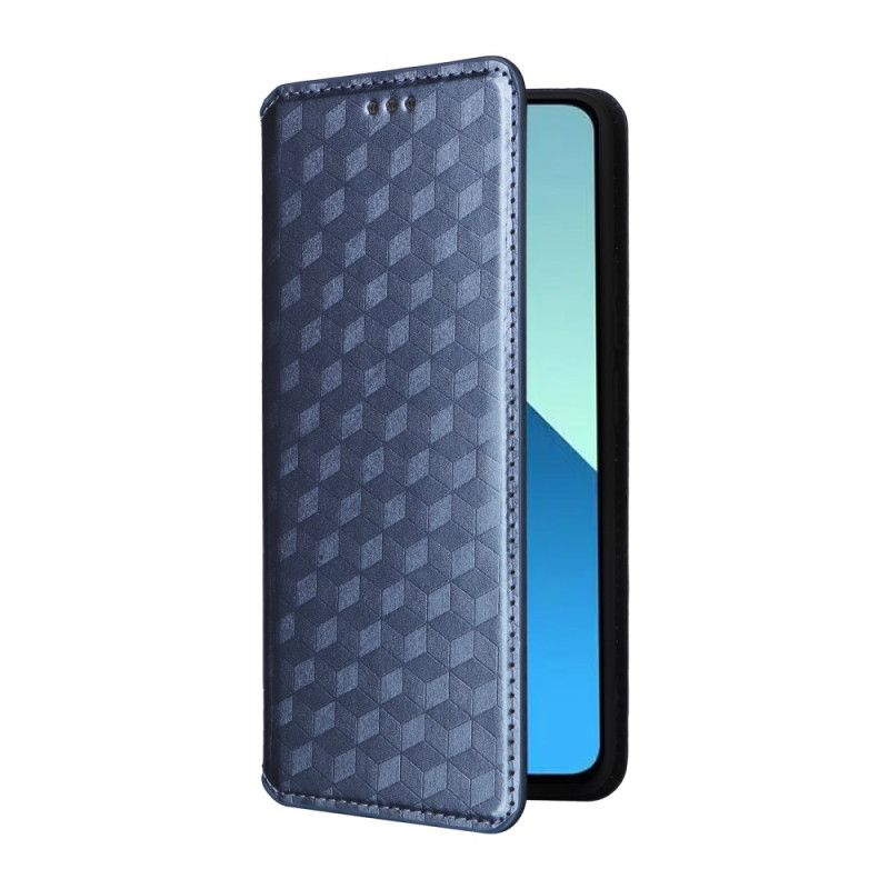 Flip Cover Xiaomi Redmi Note 13 4G Losanges 3D