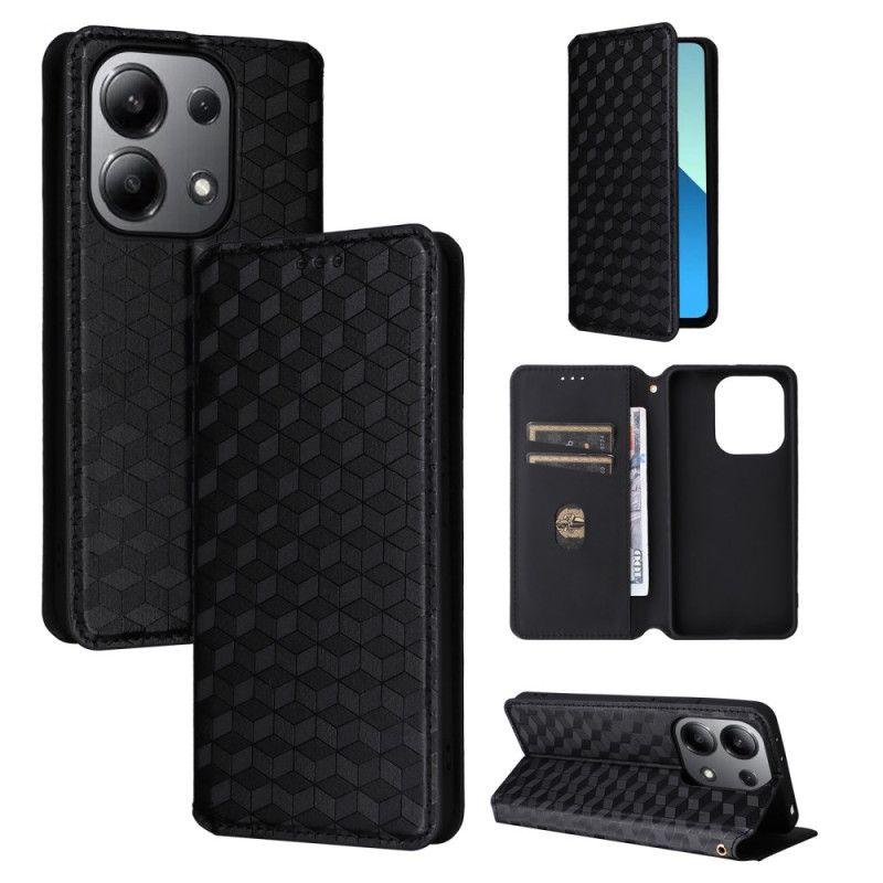 Flip Cover Xiaomi Redmi Note 13 4G Losanges 3D