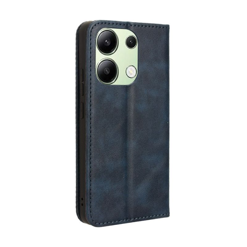 Flip Cover Xiaomi Redmi Note 13 4G Simili Cuir Vintage