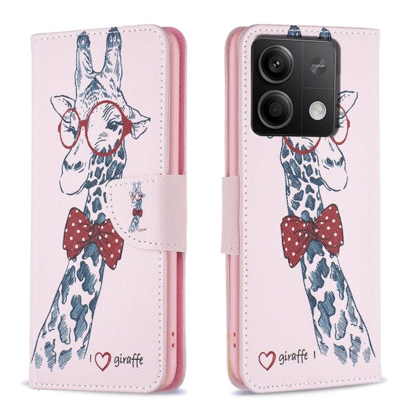 Housse Xiaomi Redmi Note 13 4G Girafe Intello