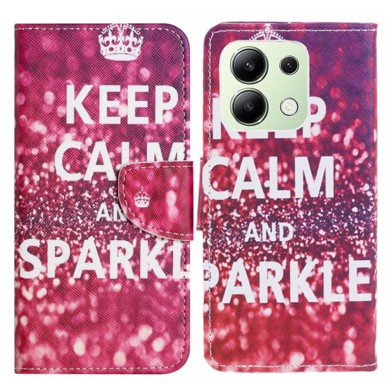 Housse Xiaomi Redmi Note 13 4G Keep calm and Sparkle