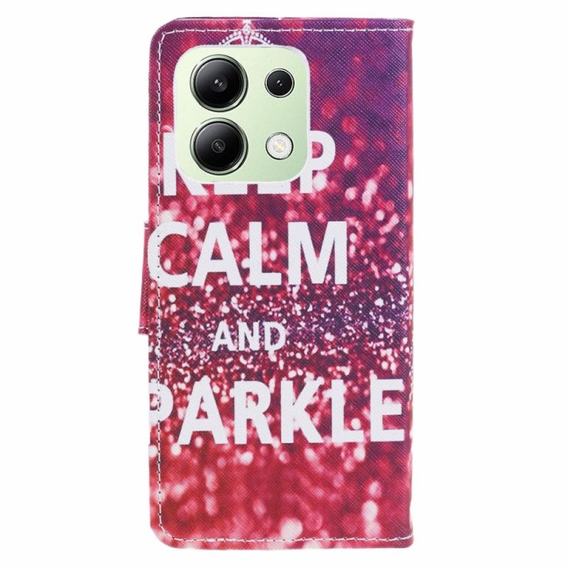 Housse Xiaomi Redmi Note 13 4G Keep calm and Sparkle