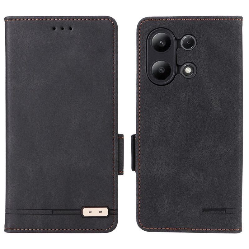 Housse Xiaomi Redmi Note 13 4G Style Vintage Double Fermoir