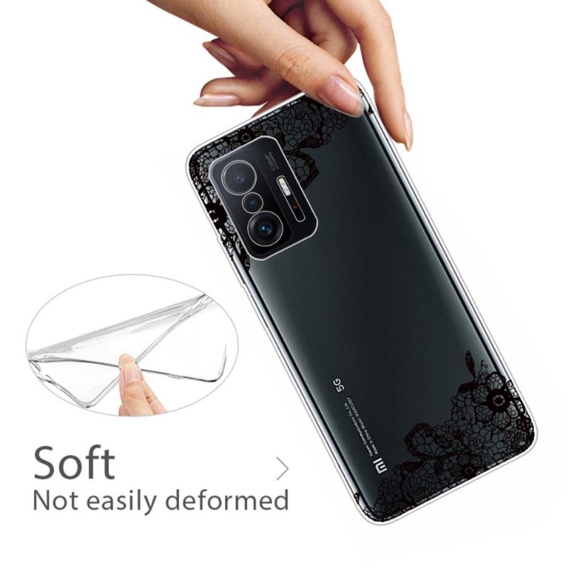 Coque Xiaomi 11T / 11T Pro fleur dentelle