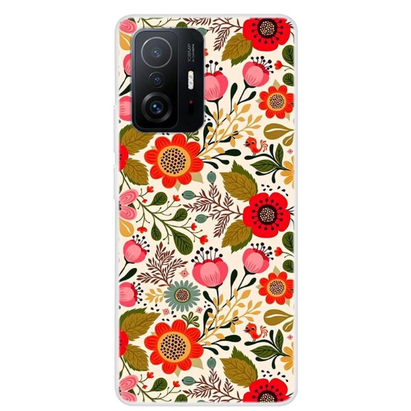 Coque Xiaomi 11T / 11T Pro Fleurs Colorées