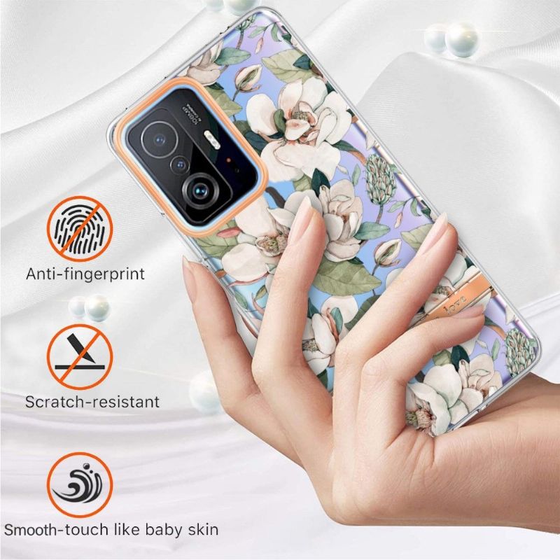 Coque Xiaomi 11T / 11T Pro Gardénia fleur blanche